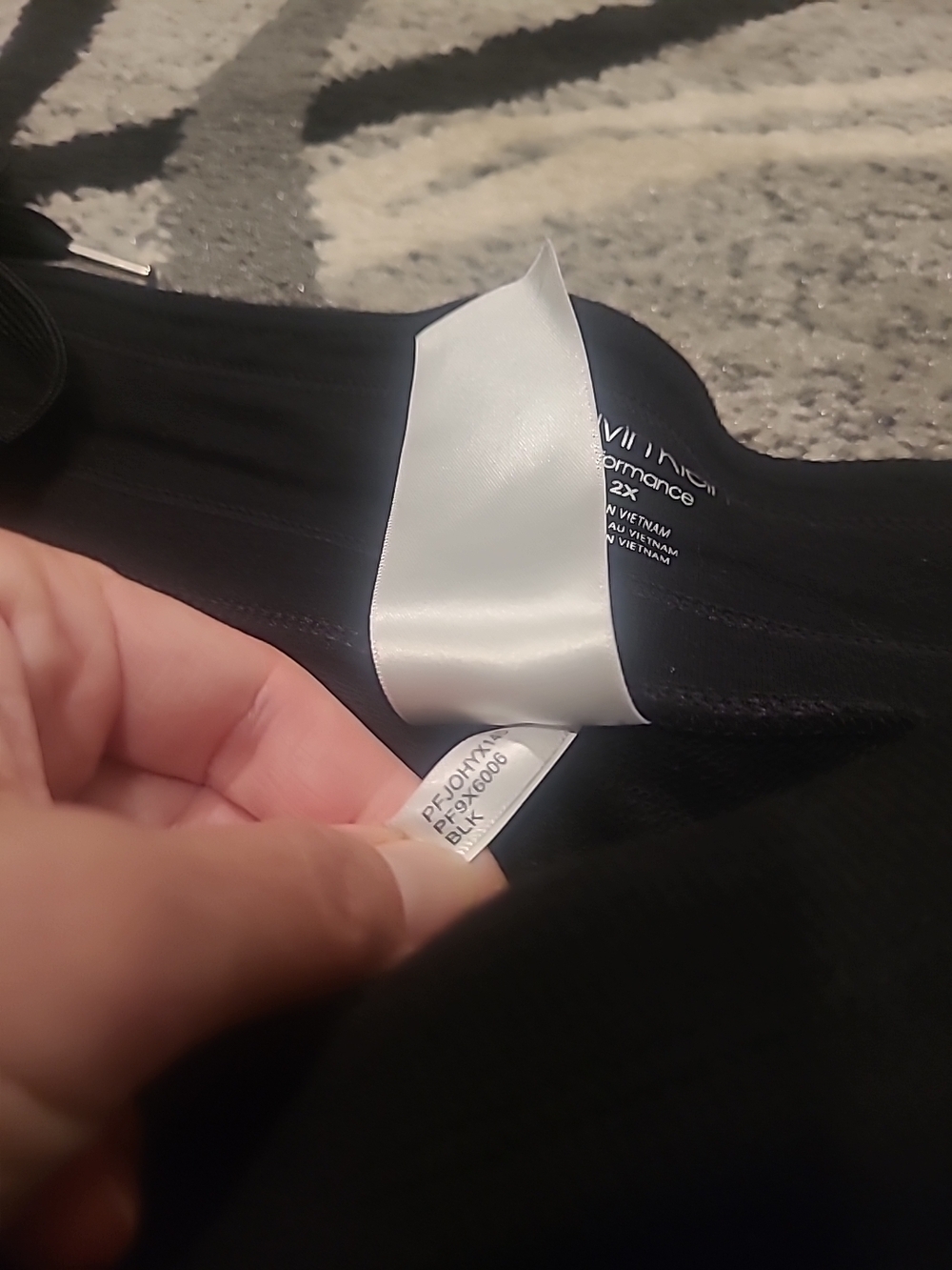Calvin Klein Performance Logo Jogger Pants Black Plus Size 2X Drawstring Pockets - Picture 5 of 10